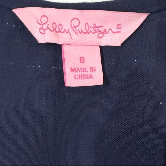 Lilly Pulitzer Stella Navy Mini Shift Dress - Picture 9 of 11